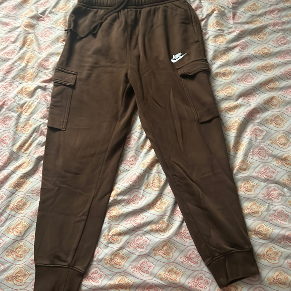 Nike Brown Cargo Sweatpants Joggers